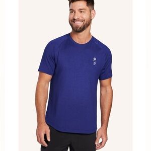 Lululemon Peloton Men’s License to Train Short Sleeve Shirt Blue Size XL Active